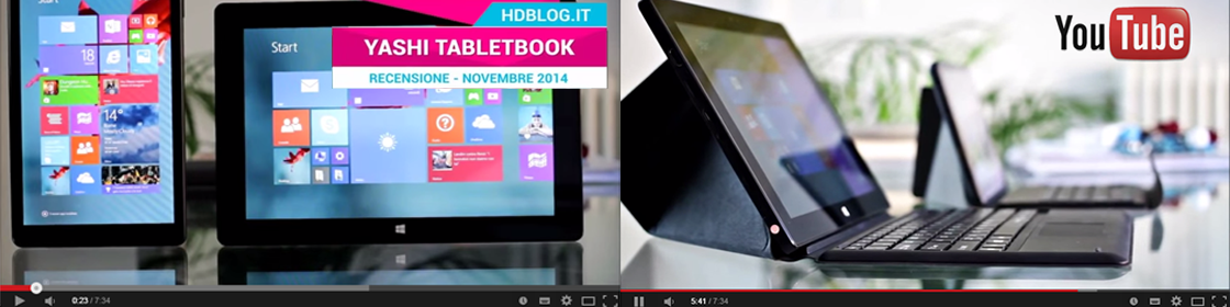 Yashi TabletBook con Windows 8.1 scopri quello che fa per te. Small, Medium  o Large?